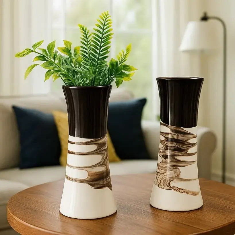 Brown Pipe Vase